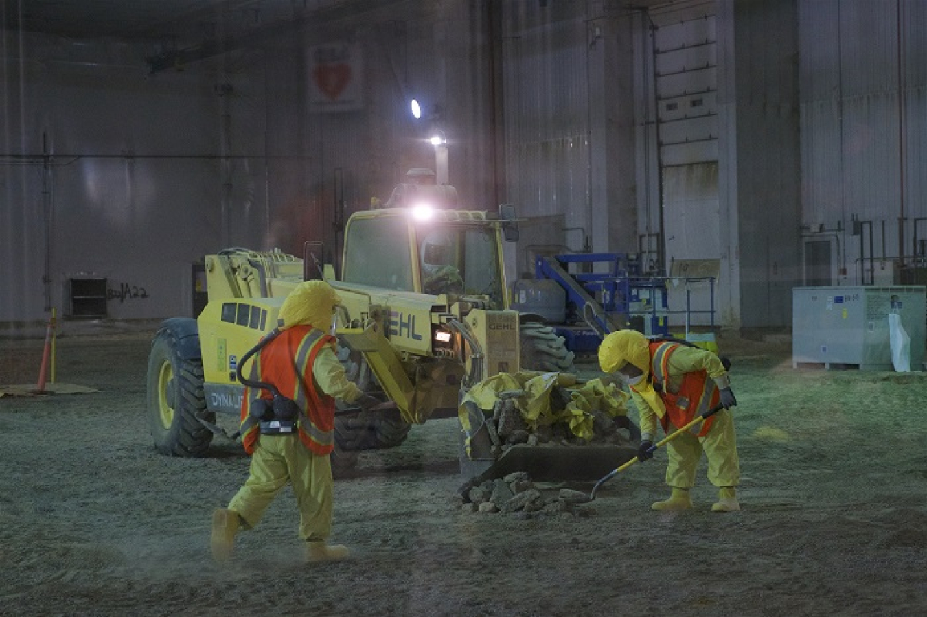 Removal of asphalt from the Transuranic Storage Area-Retrieval Enclosure at DOE’s Idaho National Laboratory Site is a crucial step toward eventual closure of the entire building.