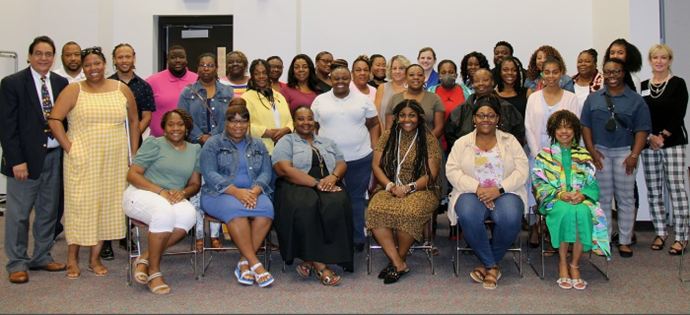 Participants in the recent Teaching Radiation, Energy and Technology (TREAT) Workshop held by the DOE Savannah River Operations Office gather for a photo.