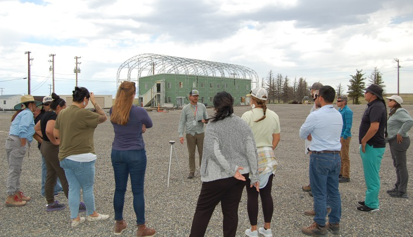 Battelle Energy Alliance Cultural Resources Specialist Jeremias Pink discusses cultural resource sites within the Critical Infrastructure Test Range Complex at the DOE Idaho National Laboratory Site.