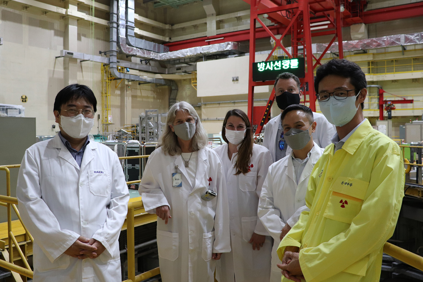 NNSA Administrator Hruby visited the Hanaro Research Reactor at the Korea Atomic Energy Research Institute.