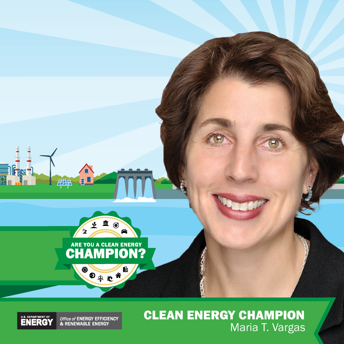 CEC branding featuring Maria T Vargas.