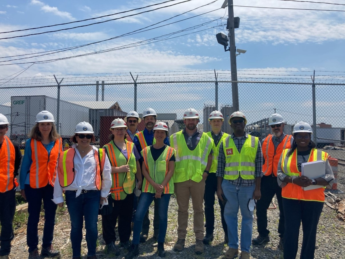 USACE and LM personnel at Maywood Chemical Superfund active site, NJ