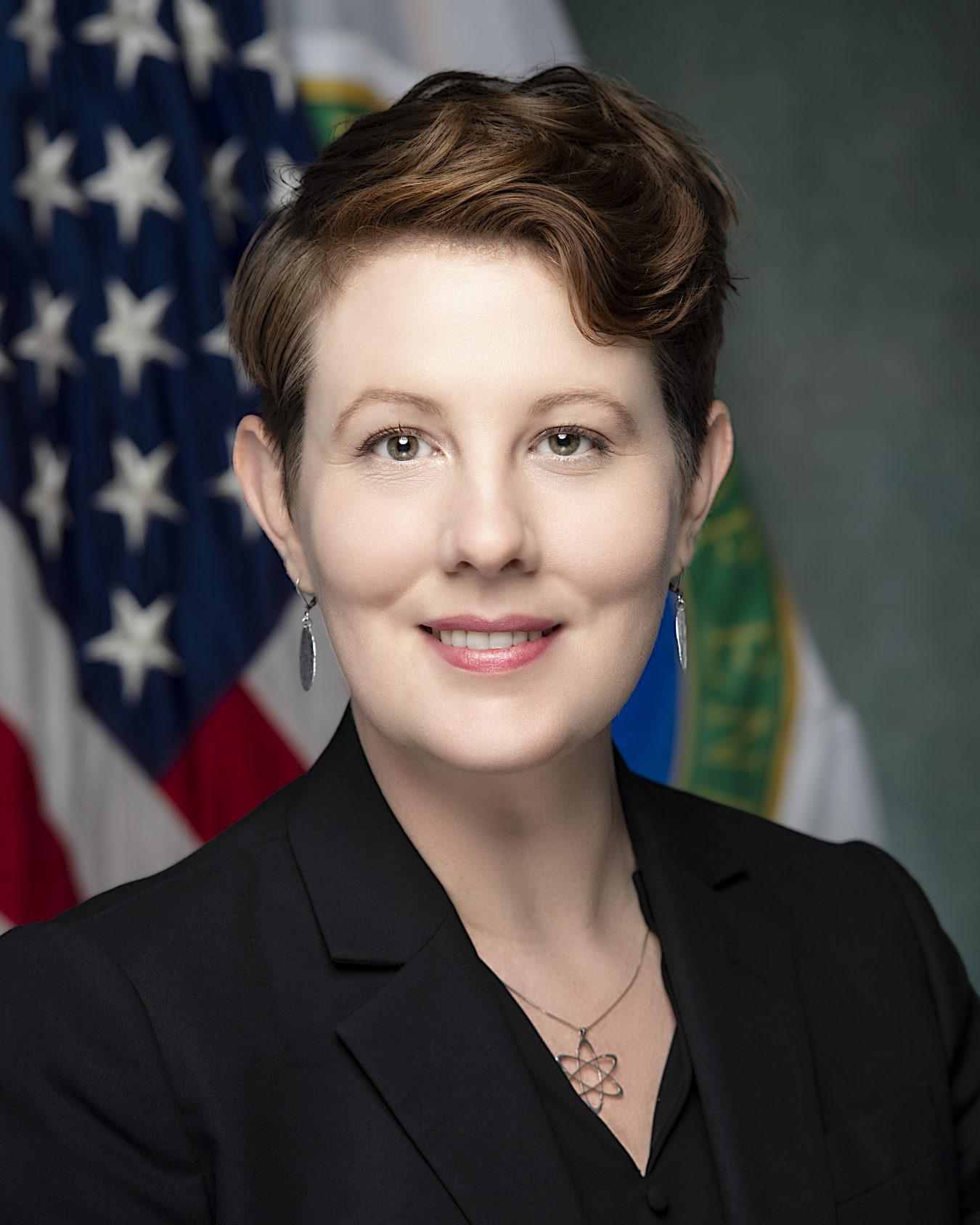 Head-and-shoulders studio photo of Dr. Kathryn Huff of the Office of Nuclear Energy.