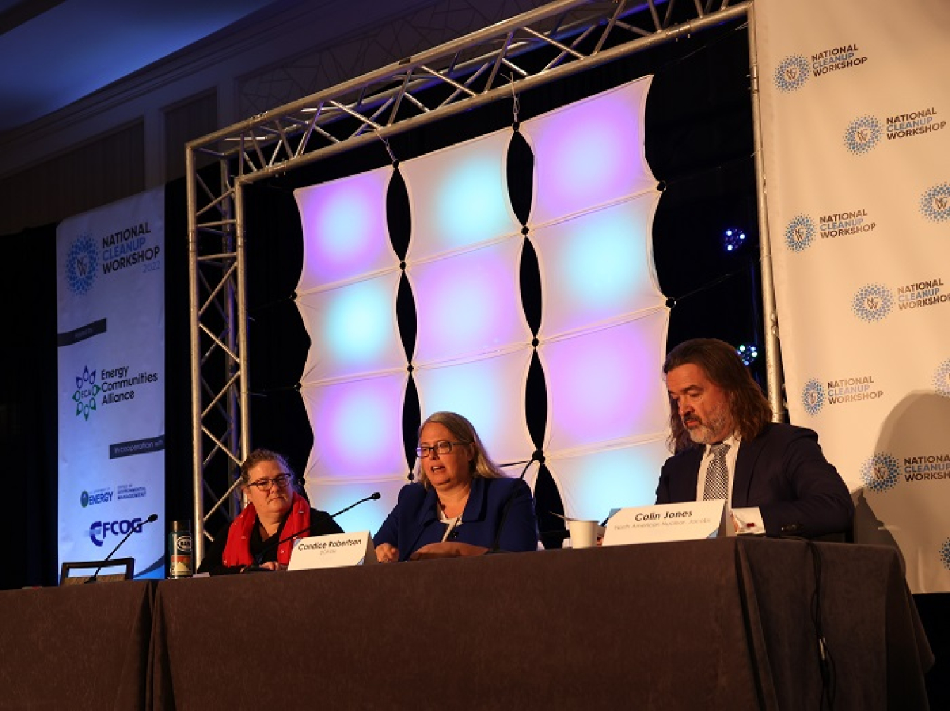 Participants in the "DOE Leadership Perspectives" panel at the National Cleanup Workshop