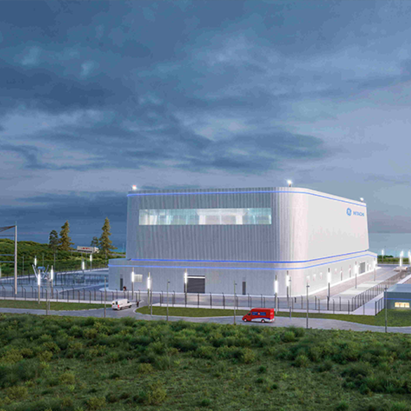 BWRX-300 Power Plant rendering