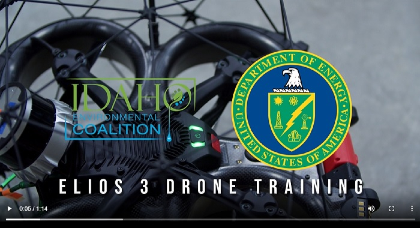 VIDEO WATCH: Engineers with EM's Calcine Retrieval Project at DOE's Idaho National Laboratory Site pilot a light detection and ranging-equipped drone inside a test facility at the Idaho Nuclear Technology and Engineering Center.