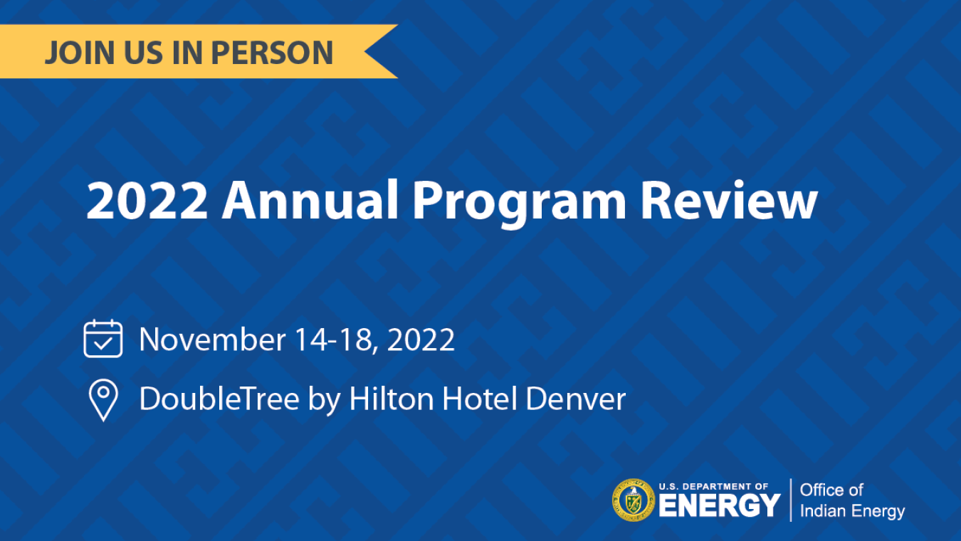 2022 Annual Program Review, November 14-18, DoubleTree by Hilton Hotel Denver.