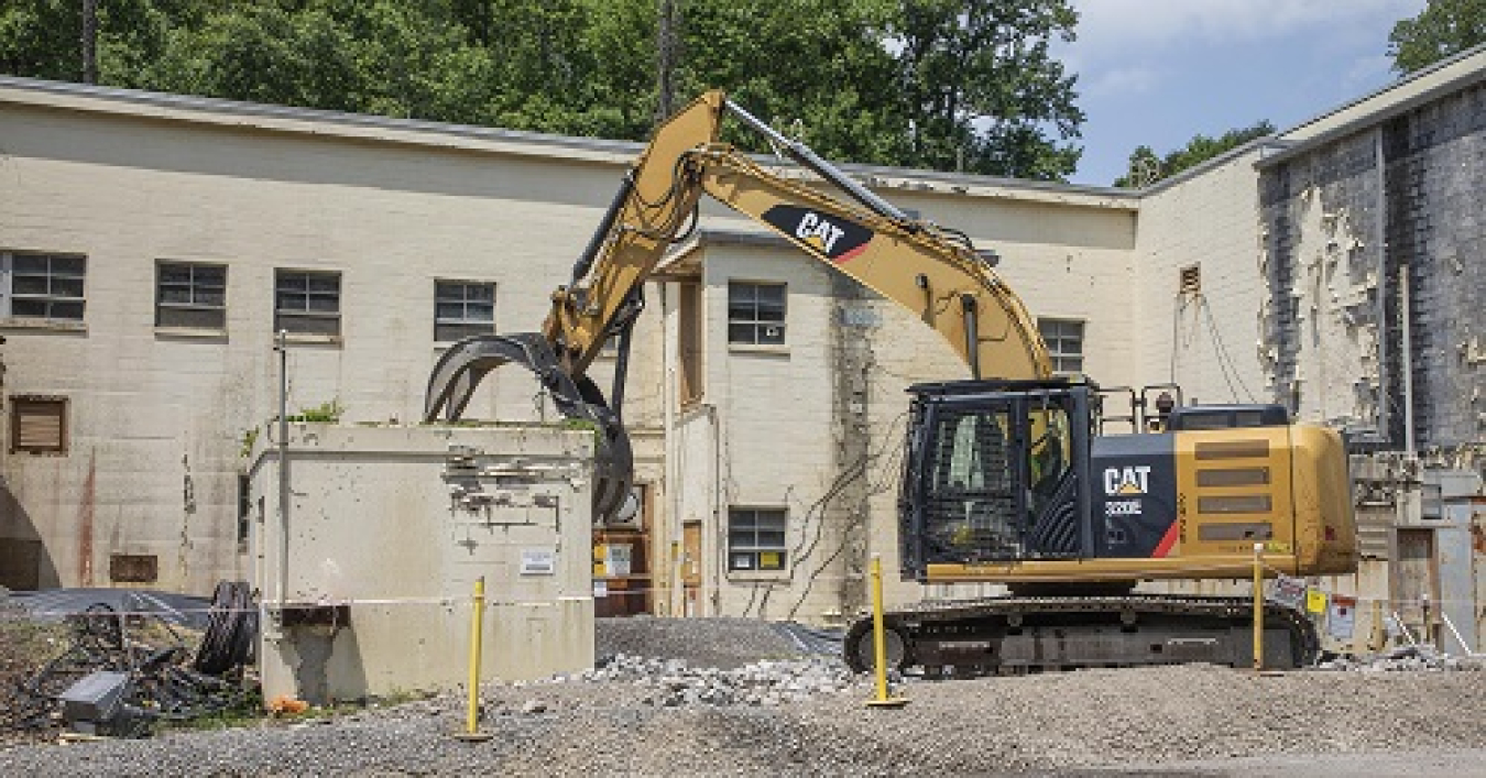 Work to demolish the former Criticality Experiment Laboratory began in May when crews began removing ancillary structures around it