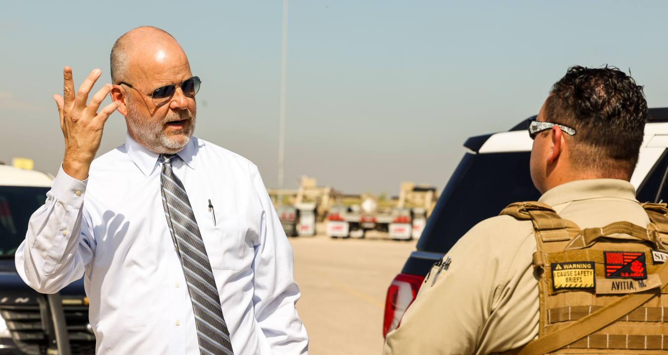 At the Waste Isolation Pilot Plant site, an insistent media member with the fake name of Chris Taylor was played by Brett Hansard, manager of the risk communication and management program at DOE’s Argonne National Laboratory. He bothered security as he tried to get more information about the incident portrayed in the emergency exercise.