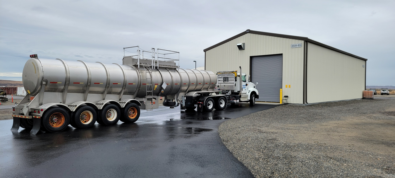 The backup load-in station at the Effluent Treatment Facility will handle liquid waste transfers from across the Hanford Site while the main load-in station undergoes major renovations and expansion to support tank waste treatment operations.