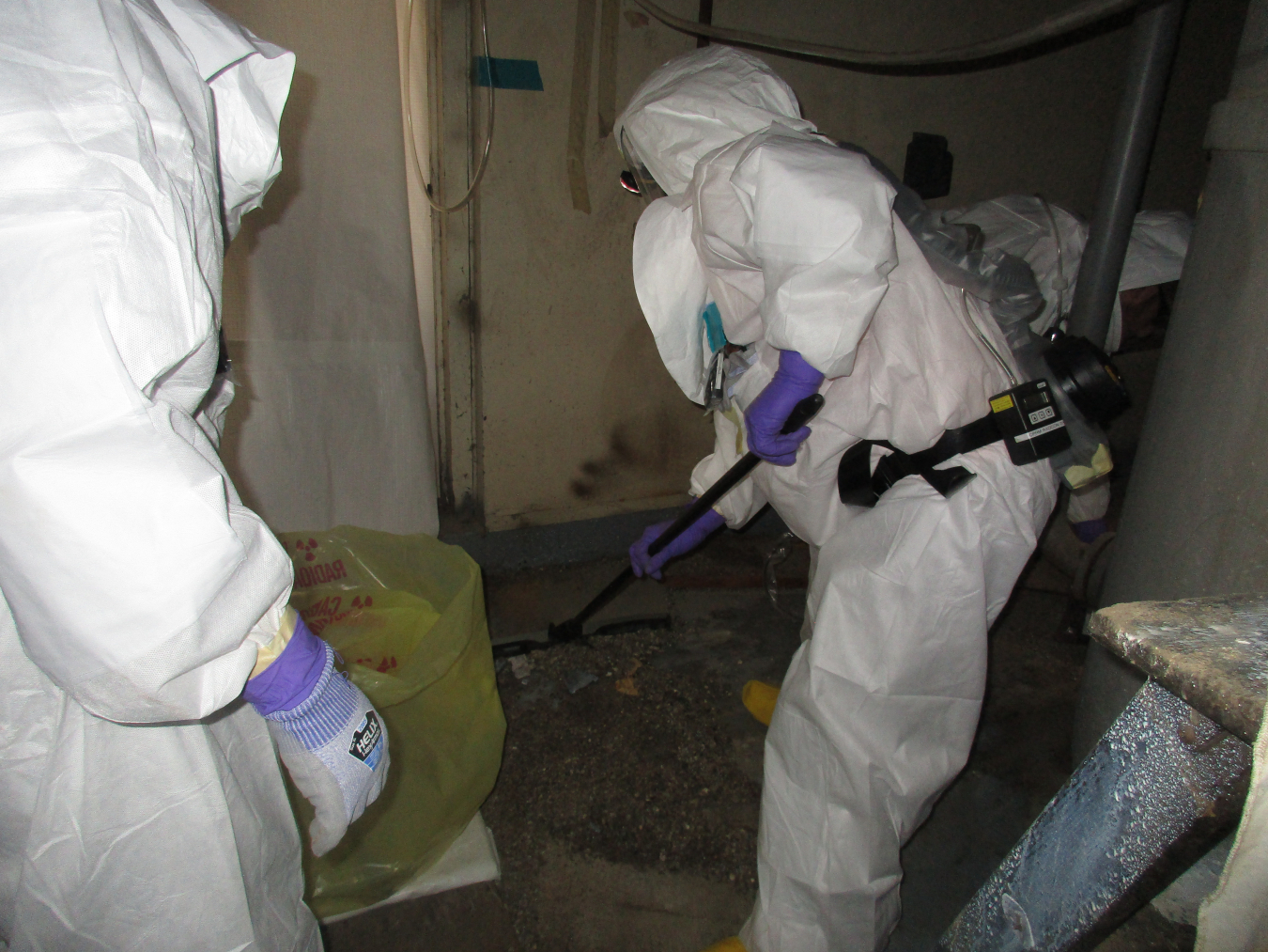 Workers with EM contractor Central Plateau Cleanup Company entered former process cells — where irradiated uranium fuel rods were processed to extract plutonium — in the 224-B Plutonium Concentration Facility on the Hanford Site last summer. It was the first time in nearly four decades crews had entered the cells.