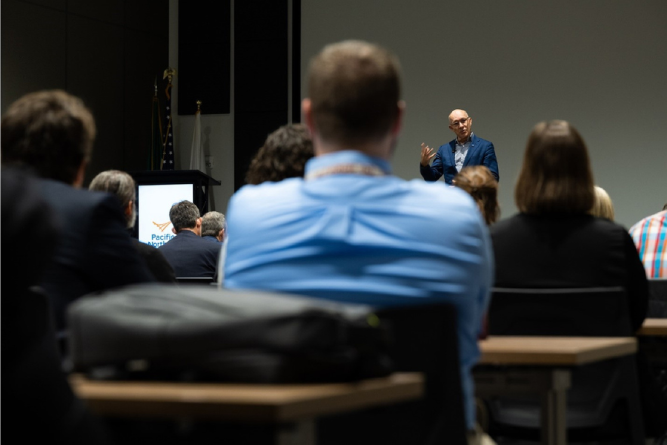 Robert Floyd, CTBTO PrepCom Executive Secretary, spoke to PNNL staff on the topic, “The Role of the CTBTO Preparatory Commission in the Global Nonproliferation Regime.”