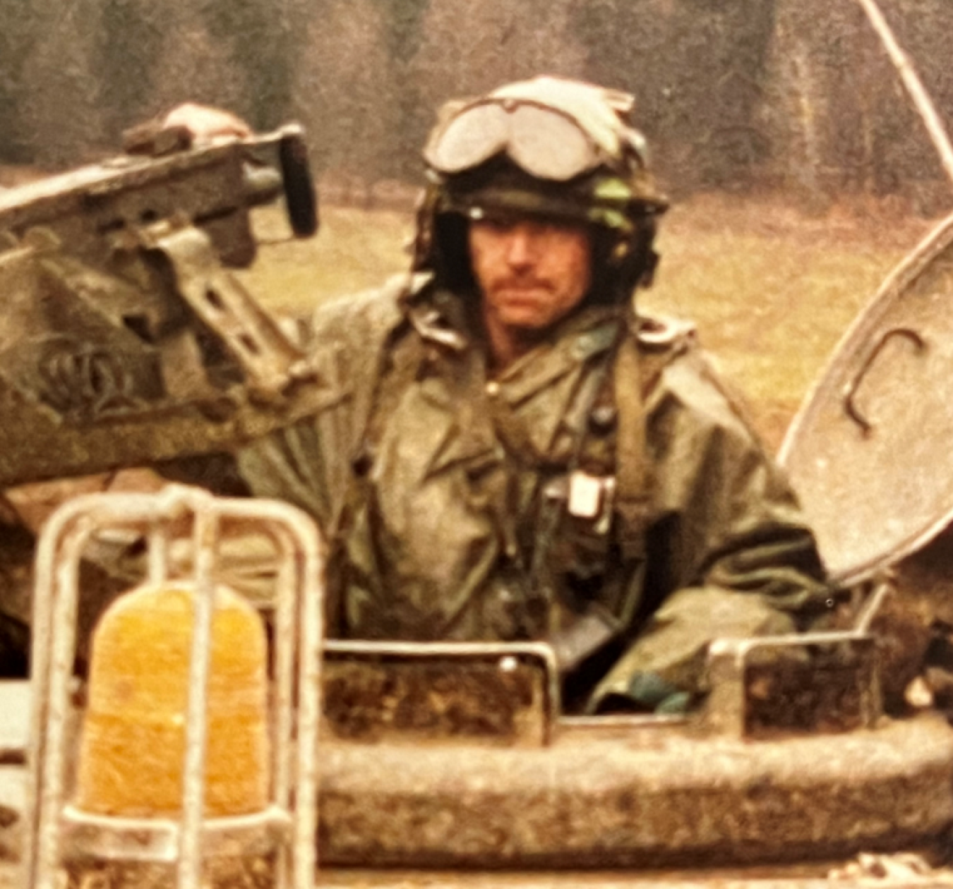 This photo was taken in 1990 near Nuremberg, Germany during training exercises. 