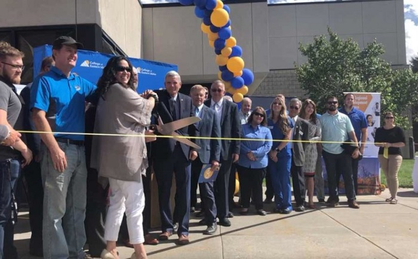 Community leaders and many others turned out for a ribbon-cutting ceremony recently for the workforce training center in Idaho Falls, Idaho.