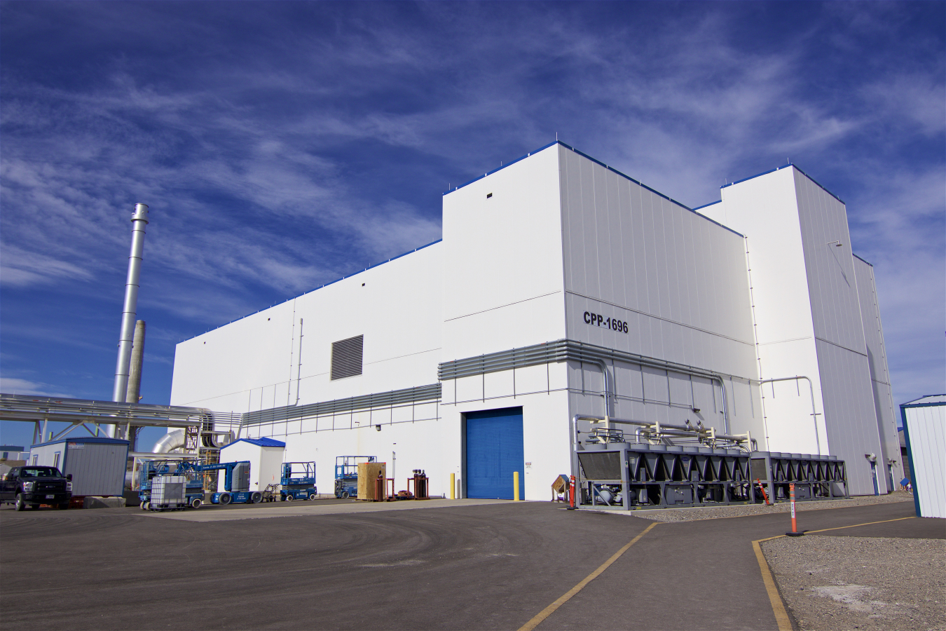 A view of the Integrated Waste Treatment Unit at the Idaho National Laboratory Site.