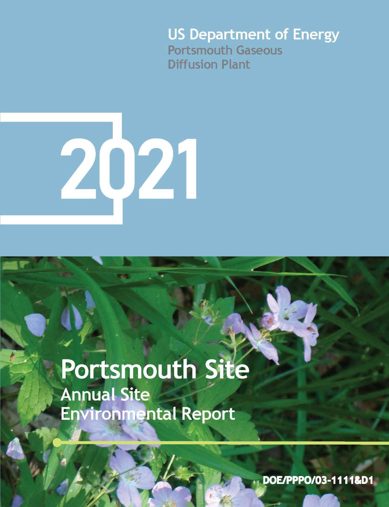 2021 Portsmouth Annual Site Environmental Report (Full)