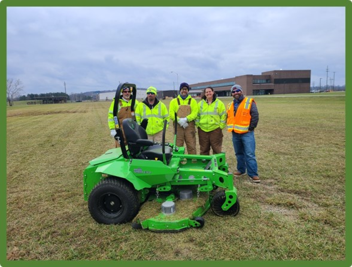 EM’s Portsmouth Site recently evaluated the use of electric mowers to provide a safer, greener future for grounds maintenance activities.