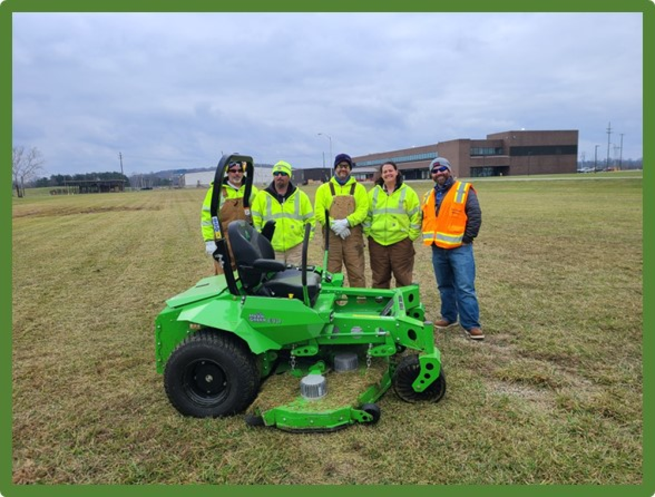 EM’s Portsmouth Site recently evaluated the use of electric mowers to provide a safer, greener future for grounds maintenance activities. 