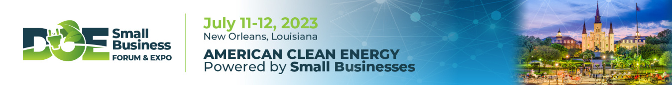 DOE 2023 Small Business Forum & Expo