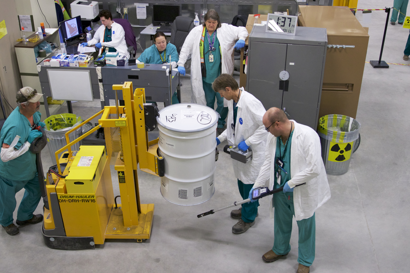 The Idaho Cleanup Project Buried Waste Retrieval Team successfully completed targeted transuranic waste retrieval at the Idaho National Laboratory Site.