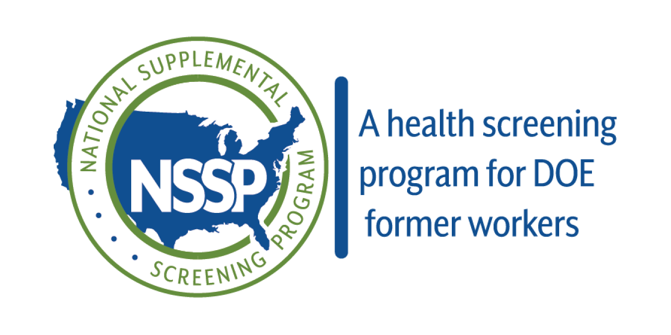 National Supplemental Screening Program Logo, A health screening program foe DOE former workers