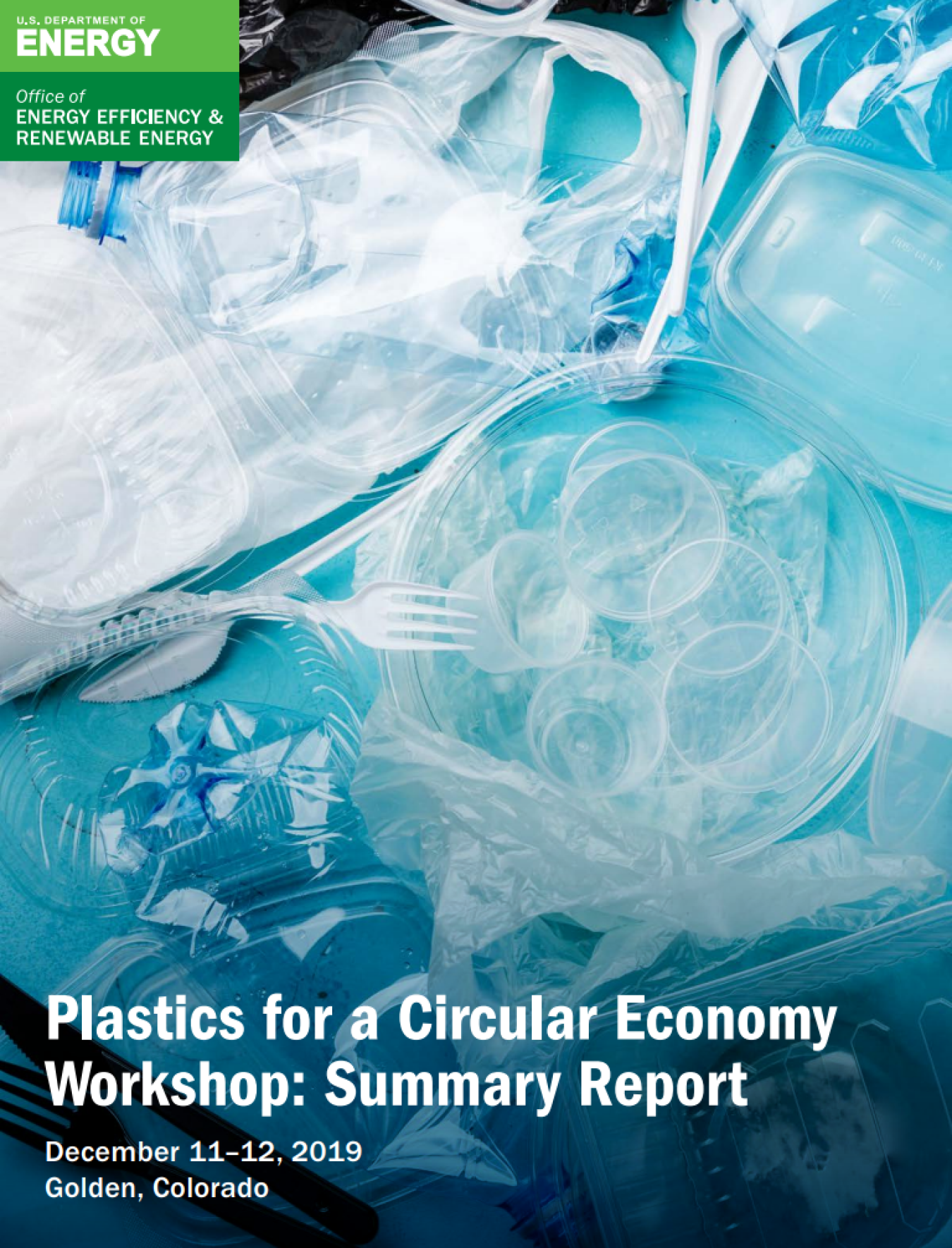 Plastics for a Circular Economy Workshop cover page