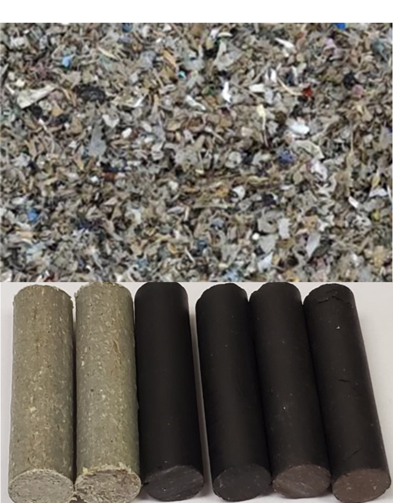 Plastics and paper waste