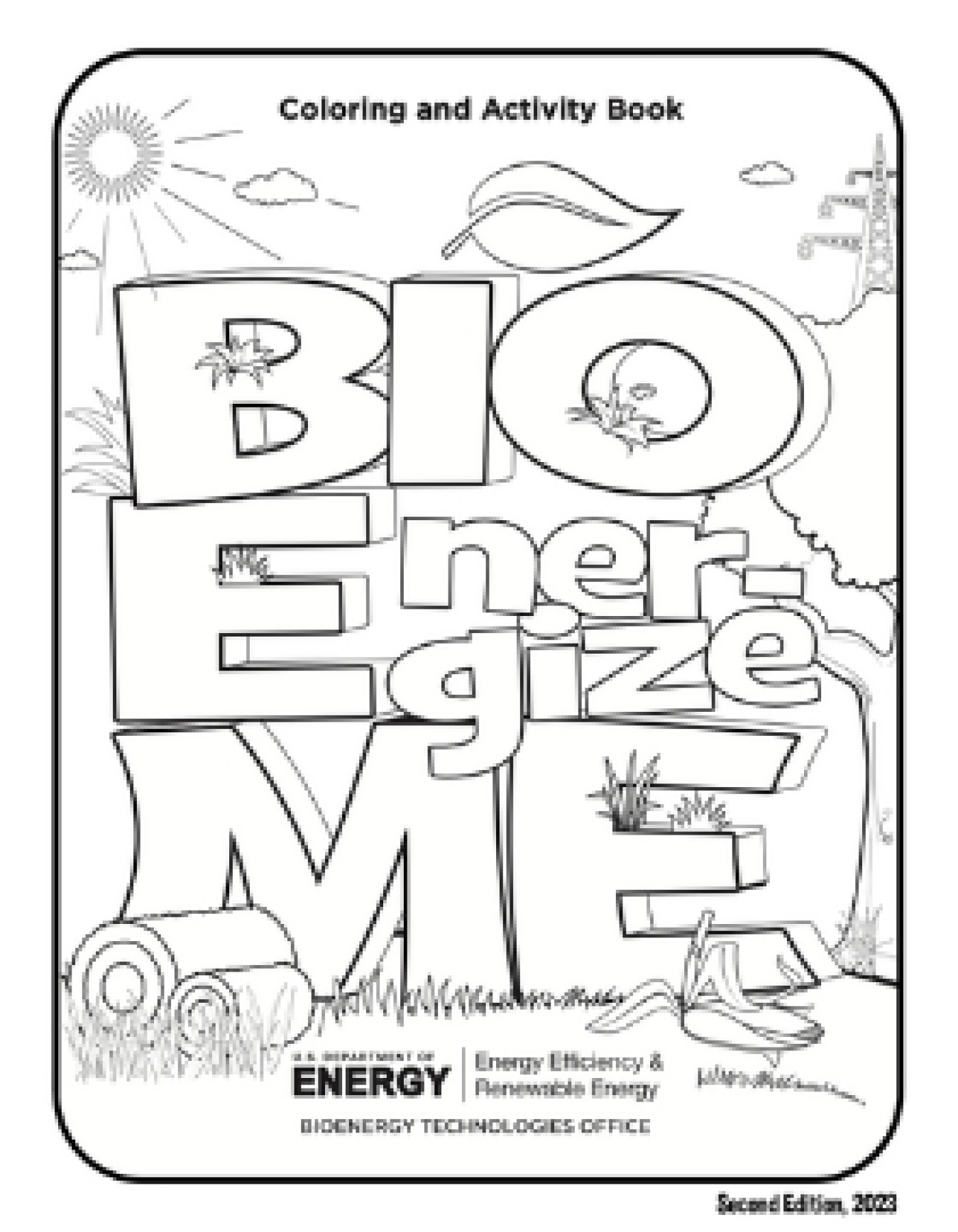 Bioenergy Coloring and Activity Book Cover