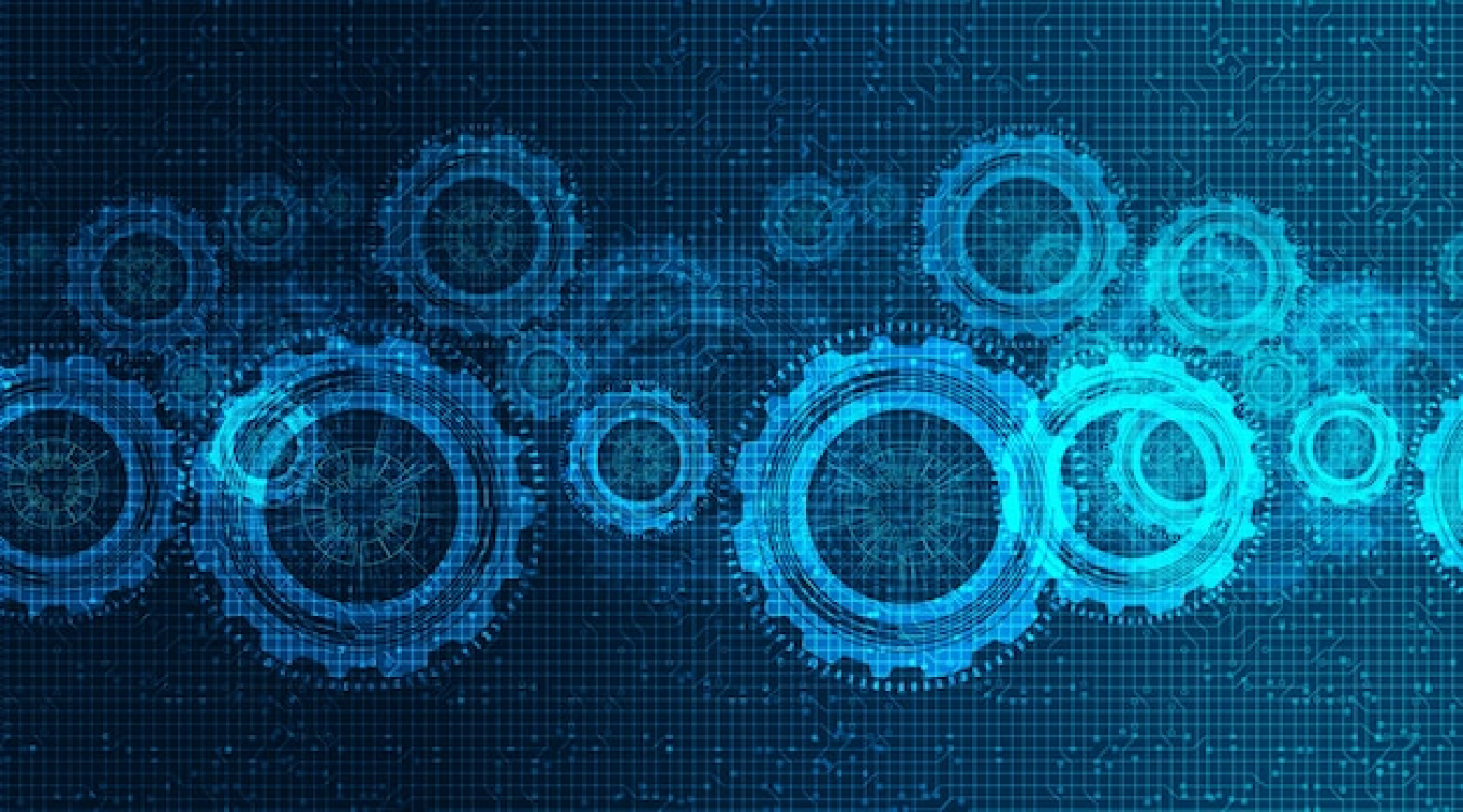 modern digital gears and cogs