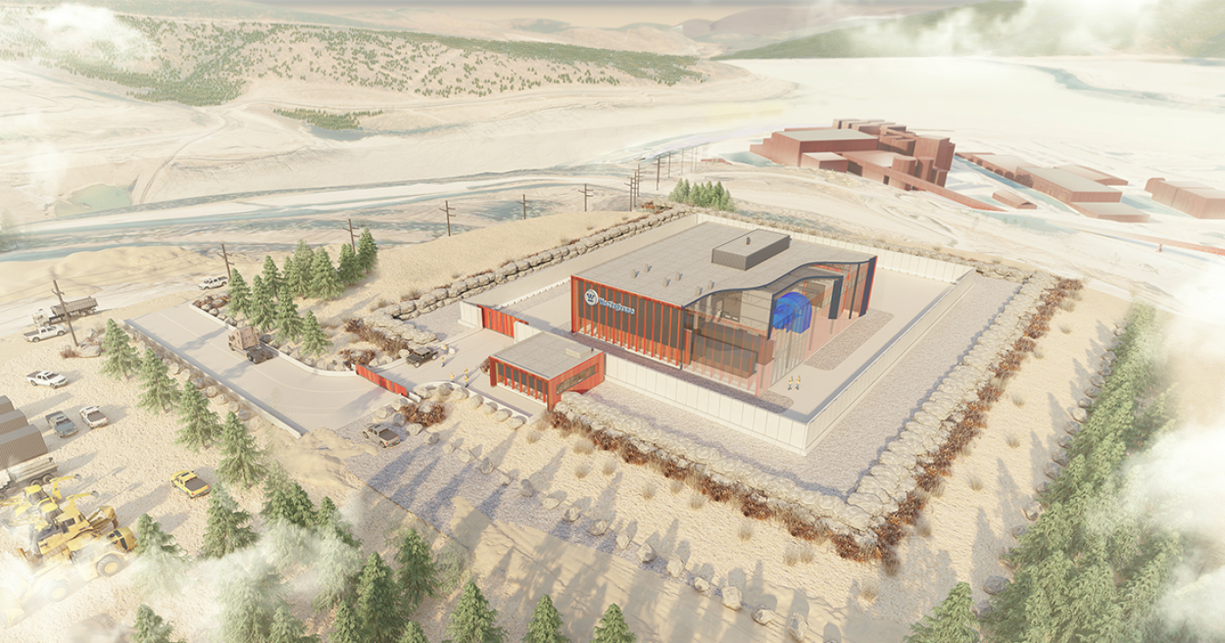 eVinci microreactor plant rendering