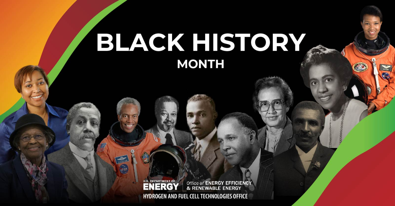 Black History Month graphic depicts photos of 11 Black men and women