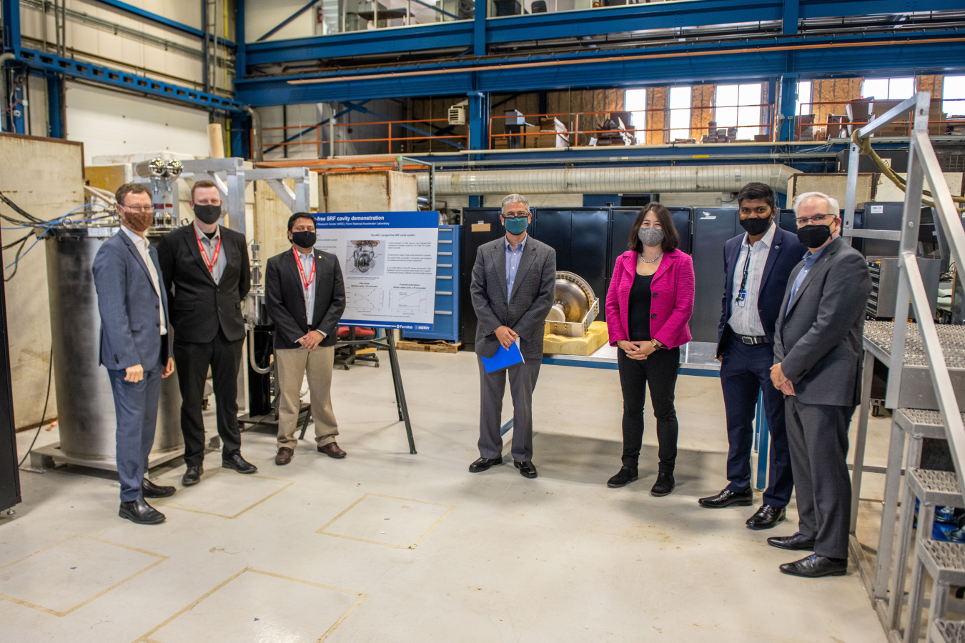 OTT Director Chan visits Fermi National Lab