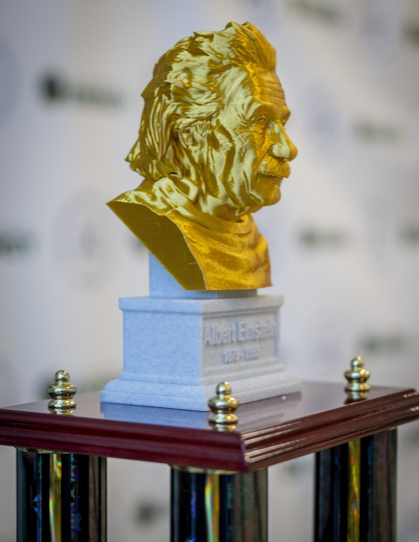 Pictured is this year’s trophy for the DOE West Kentucky Regional Science Bowl.