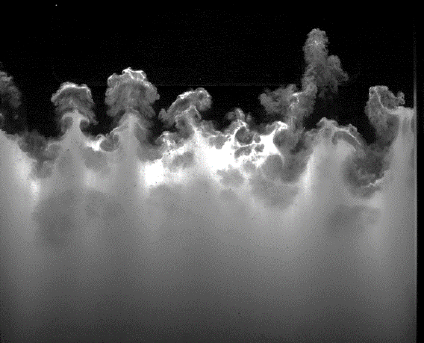 An example of the fluid mixing Benjamin Musci studies.