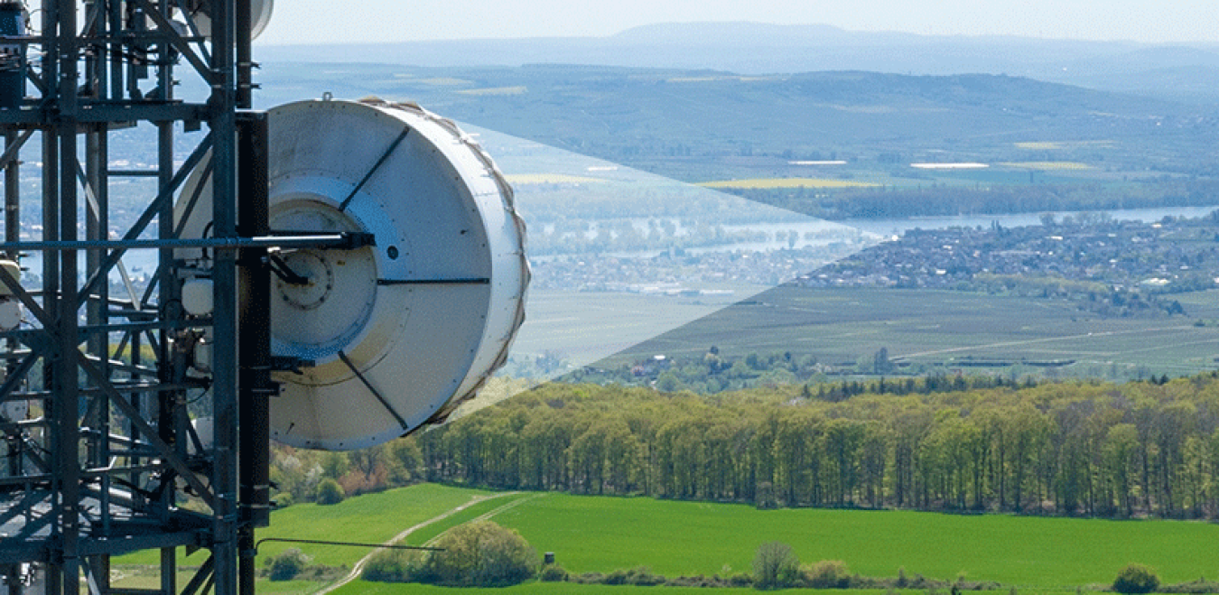 Radio tower sending signal