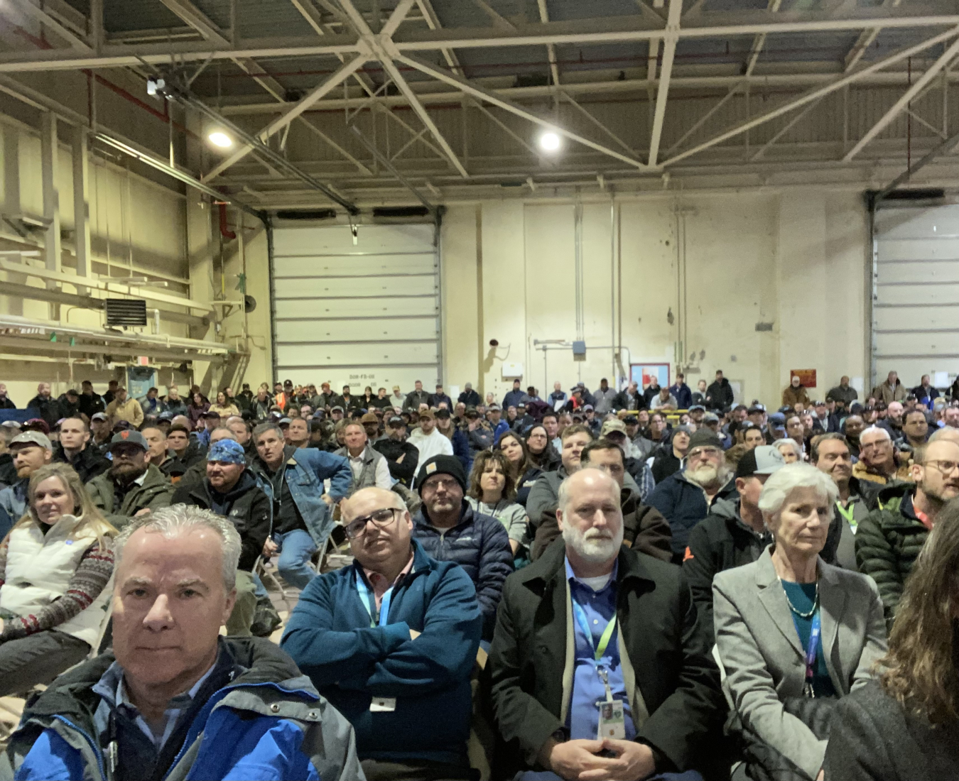 Audience at celebration event
