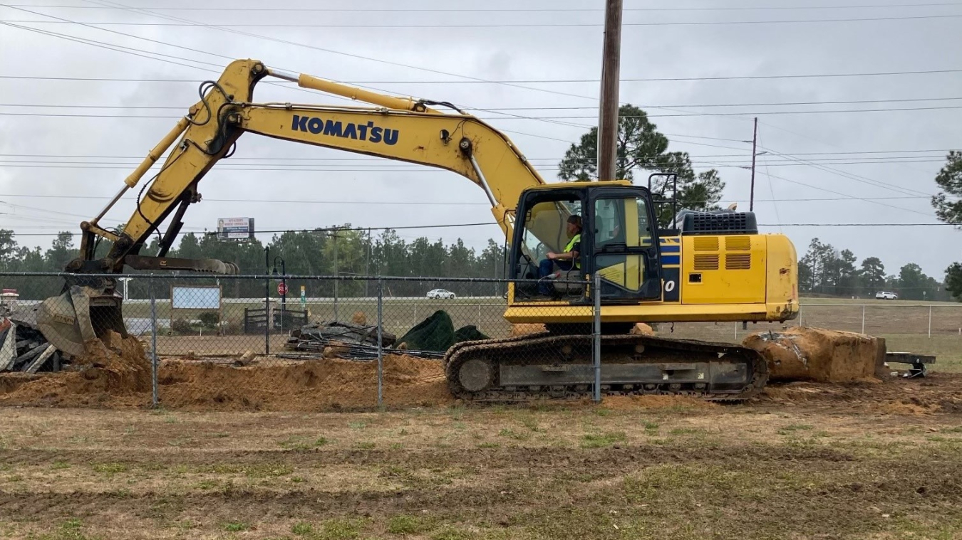 Crews from North Wind Construction Services begin site preparation for construction of the Advanced Manufacturing Collaborative on the campus of the University of South Carolina Aiken. The facility is expected to be completed in 2024 and will be managed and operated by EM’s Savannah River National Laboratory.