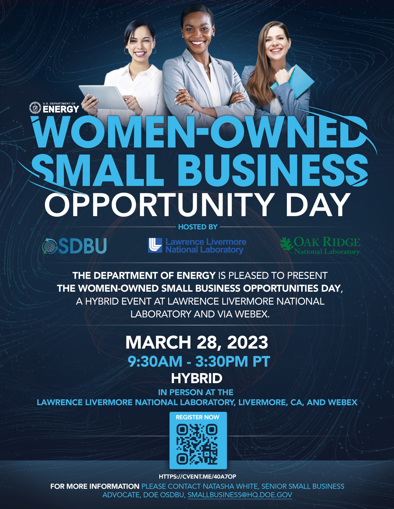 Women-Owned Small Business Opportunity Day Flyer
