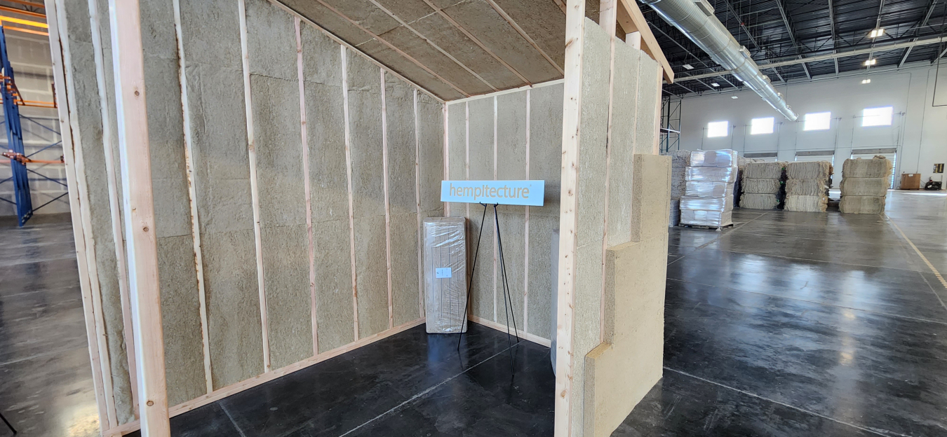 Hempitecture warehouse interior.