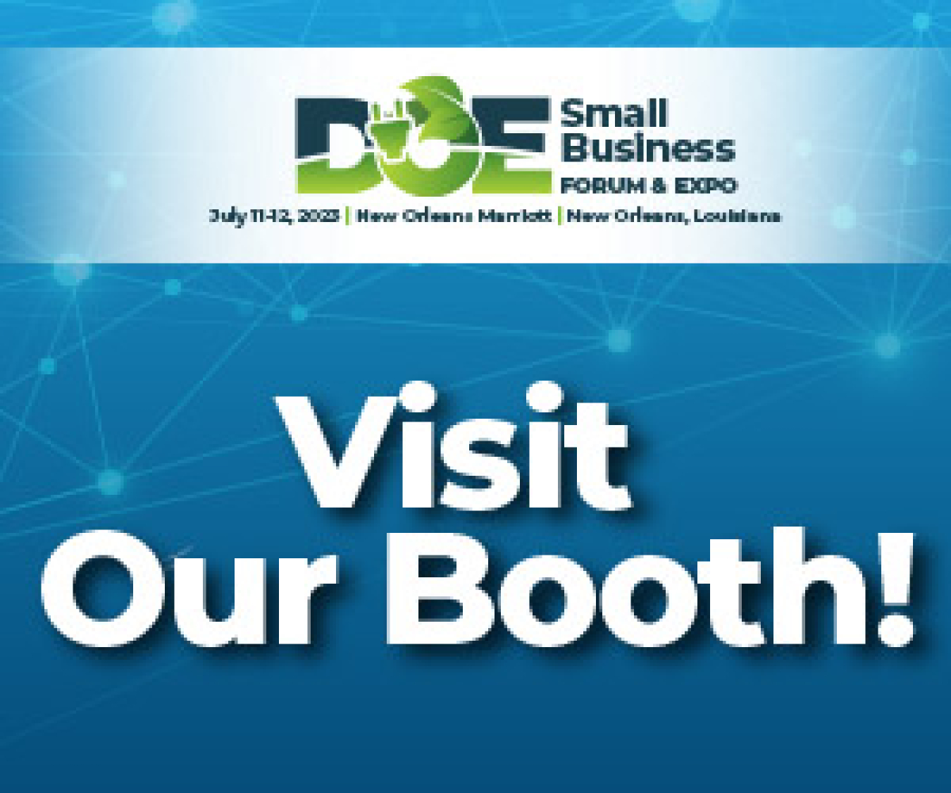 DOE23 Visit Our Booth - 300x250