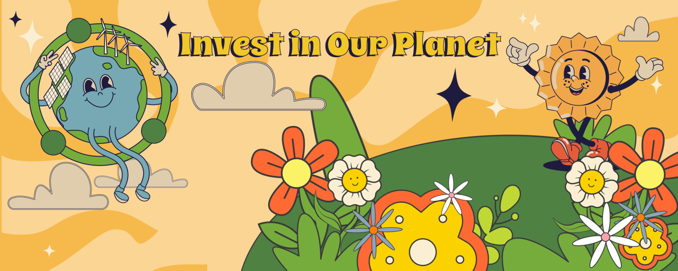 Invest in Our Planet Earth Day Banner Image