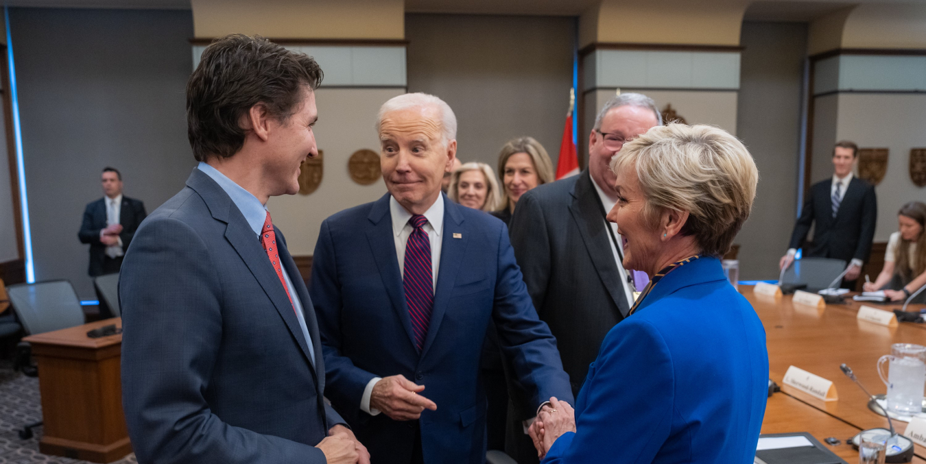 Secretary of Energy accompanies President Joe Biden's meeting with Prime Minister Justin Trudeau.