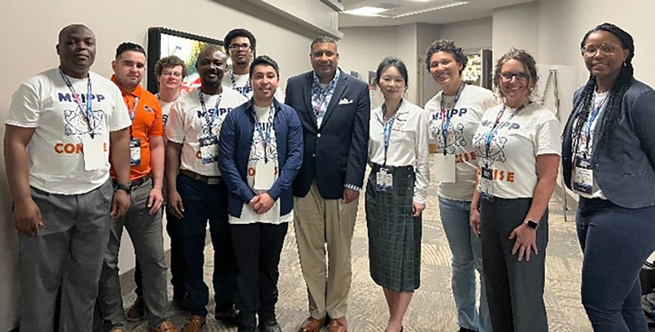 Frank Rose joined by 10 young people.