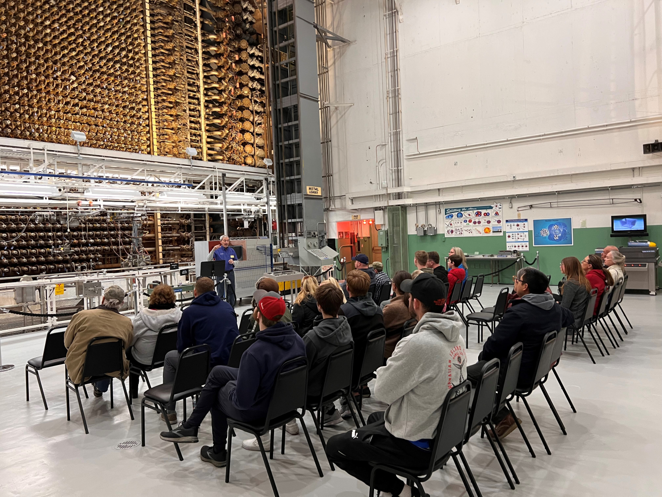 Nearly 80 people visited Hanford’s historic B Reactor on the first day of tour season in April. Public tours are offered through Nov. 18, with registration available through the facility website.
