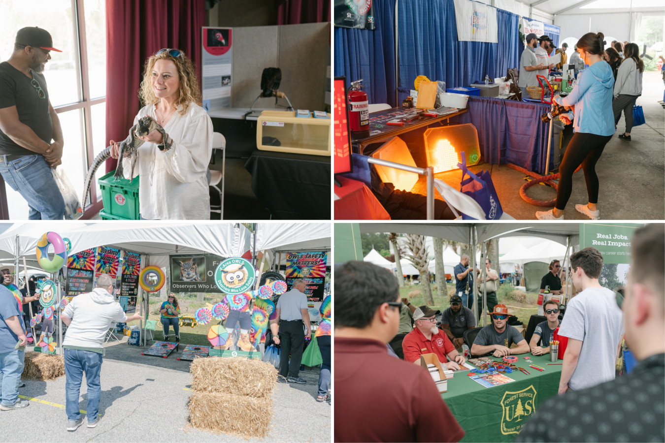 This year’s Savannah River Site Safety Expo hosted nearly 60 booths, providing fun learning experiences encouraging employees to get involved and think more deeply about the site’s safety culture.