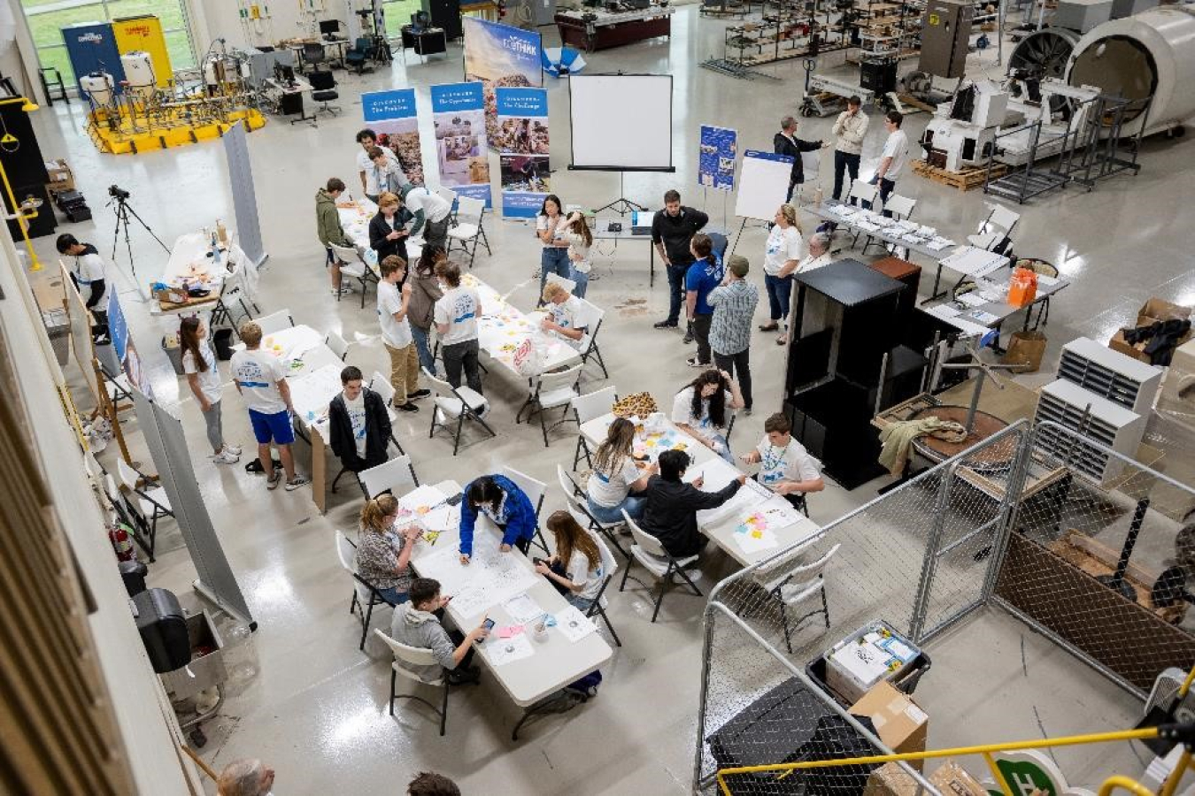 Twenty students from three western Kentucky and southern Illinois high schools learned problem solving skills that helped them propose solutions to one part of the world’s plastics waste problem during the “Hack the Plastics” event.