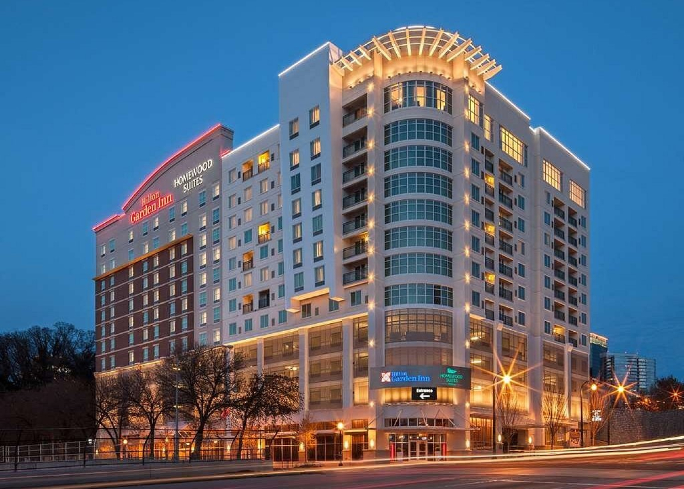 View of the hilton in Atlanta Georgia