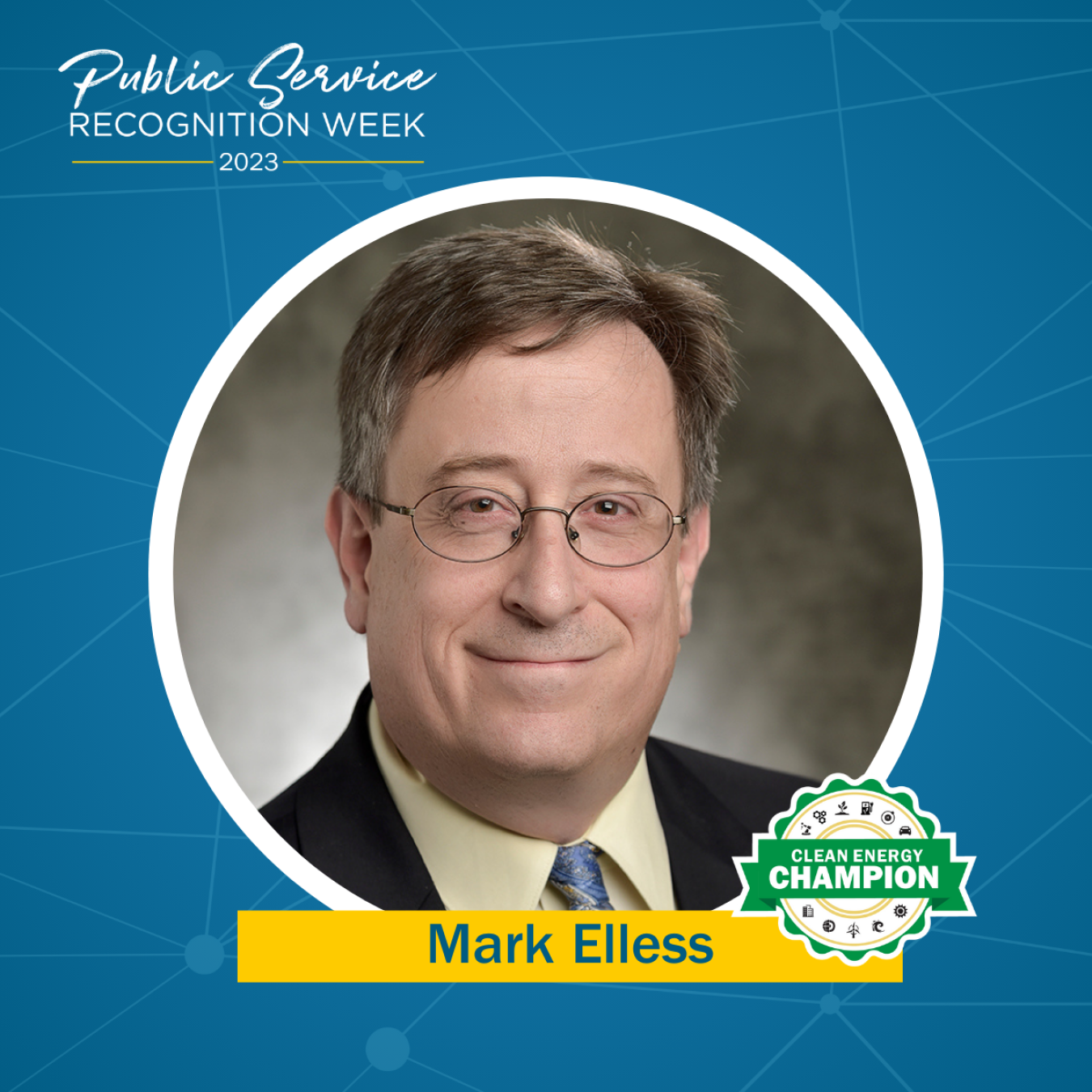 Branding for Public Service Recognition Week: Mark Elless