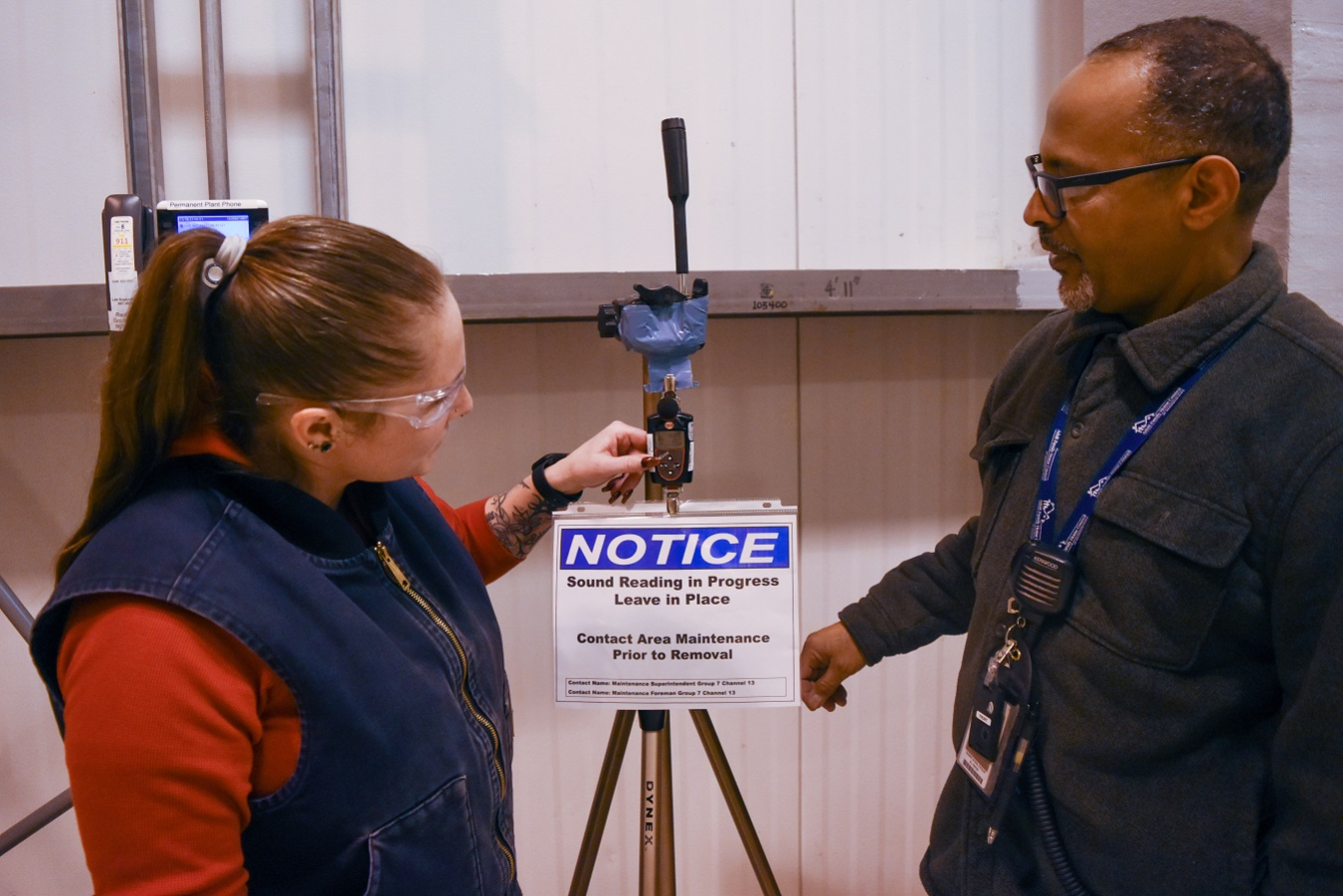 Sound testing kicked off recently at the Hanford Site’s Waste Treatment and Immobilization Plant as team members measured ambient sound levels throughout the plant’s facilities.