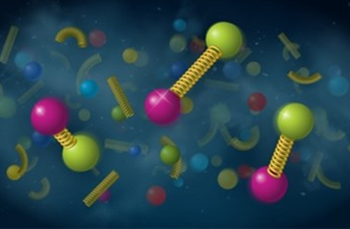 Scientists tracked how three different upsilon particles—each made of a bottom and antibottom quark held together with different binding energies—dissociate, or “melt,” in the soup of matter’s fundamental building blocks known as a quark-gluon plasma.